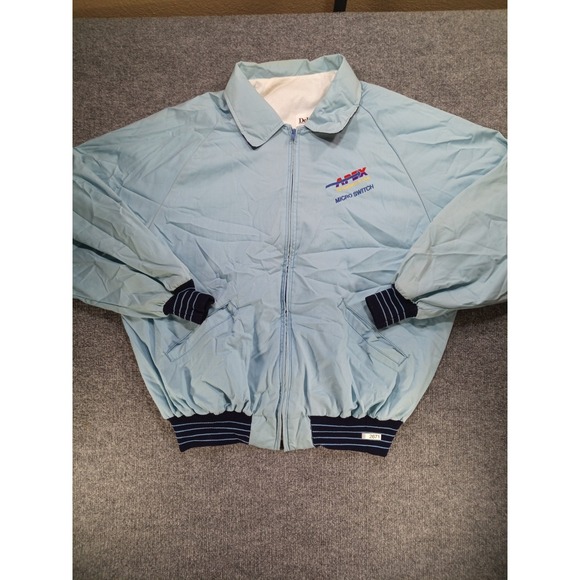 Delong Sportswear Other - Vintage DeLONG Micro Switch 110 Performers Club Jacket 2XL USA Made Blue